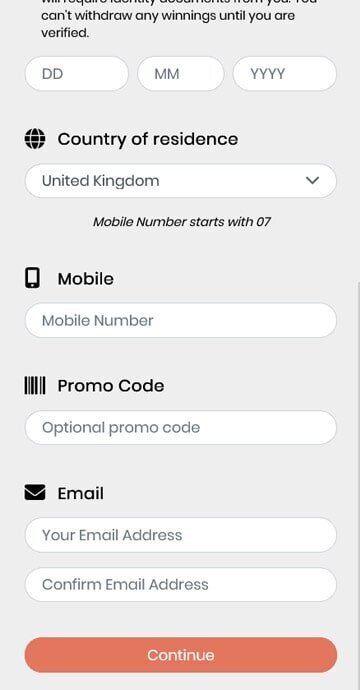 Where to enter Vegas Moose promo code at the casino