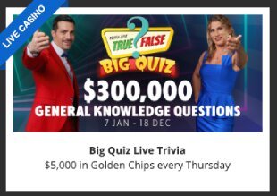 Live casino bonus at Jackpotjoy.com