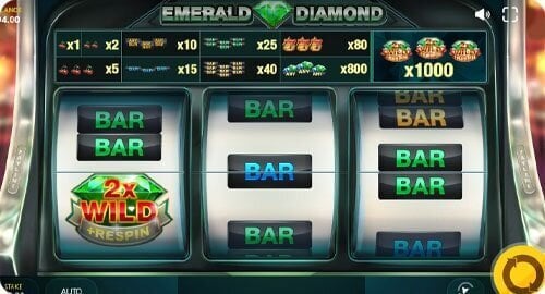 Emerald Diamond slot screenshot