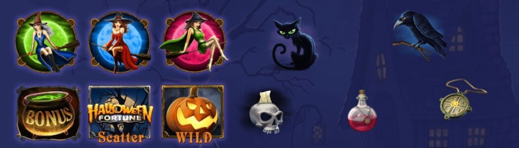 Halloween Fortune symbols