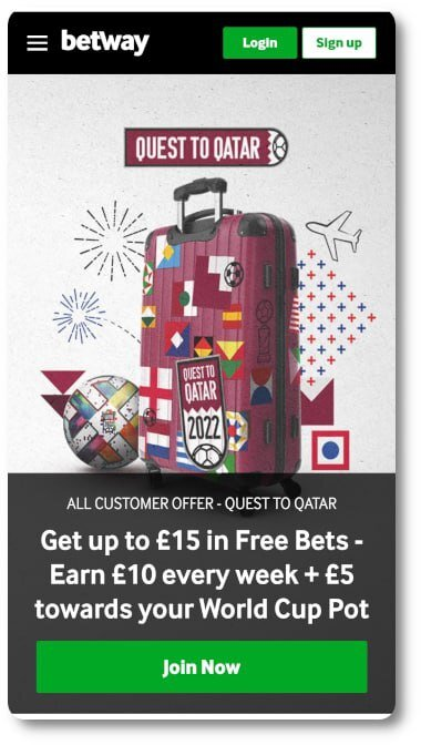 Betway World Cup Offer Qatar 2022