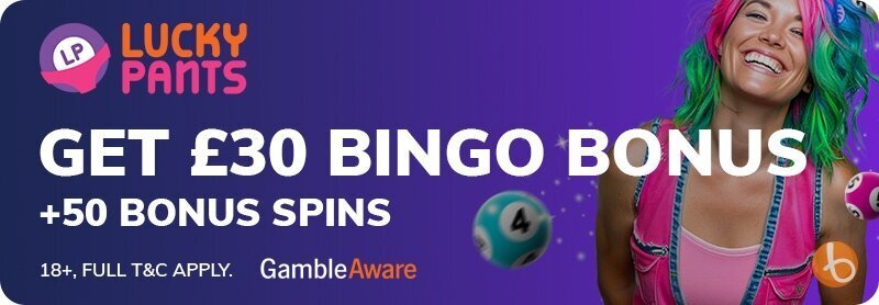 Lucky Pants Bingo welcome bonus