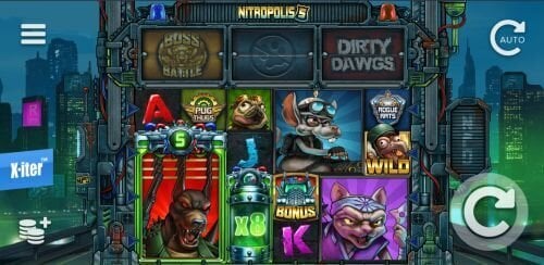 Screenshot of Nitropolis 5 slot