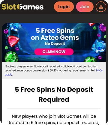 Slot Games free spins offer