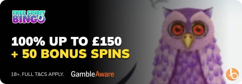 Free Spirit bingo bonus banner