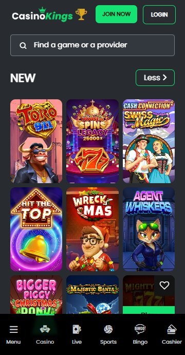CasinoKings games