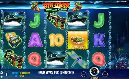 Screenchot of Big Bass Mission Fishin' slot