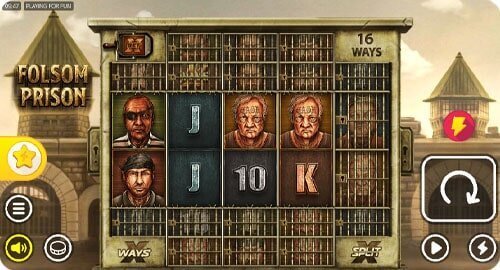 Screenshot of Folsom Prison online slot