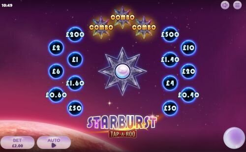 Starburst Tap-A-Roo by NetEnt