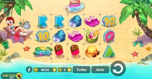Total Summer Bliss slot by Lady Luck Games