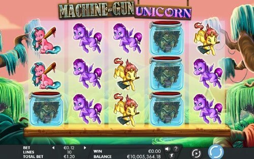 Machine Gun Unicorn slot by Genesis