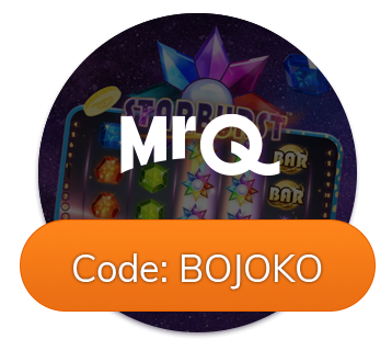 MrQ casino bonus code is BOJOKO