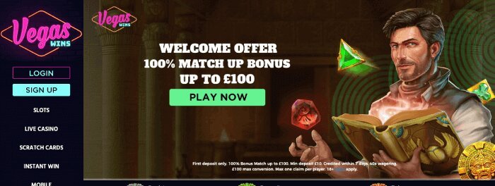 Vegas Wins casino in November 2025