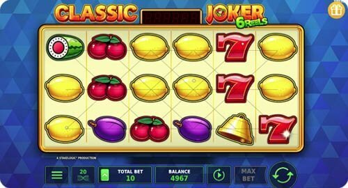 Gameplay screenshot of Classic Joker