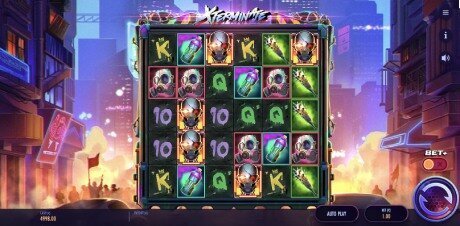 Xterminate slot game by Thunderkick