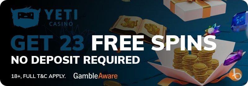 Yeti Casino bonus offer