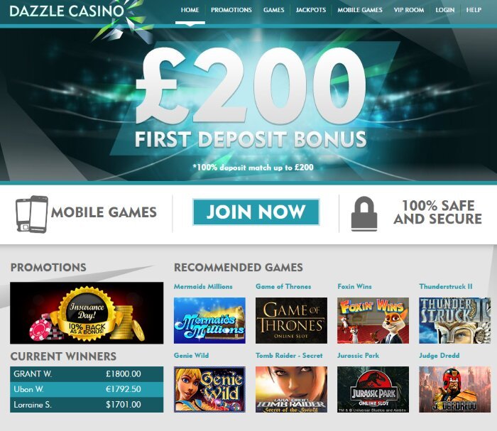 Dazzle Casino November 2012