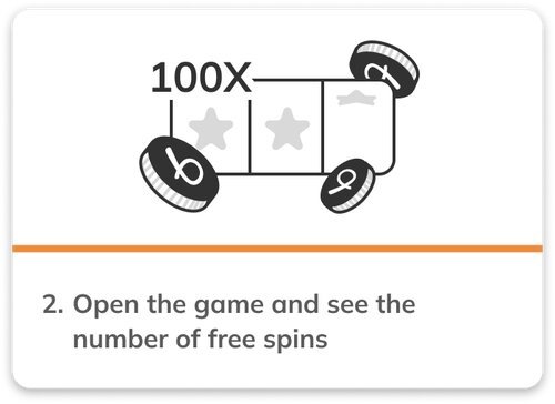 How do free spins work step 2