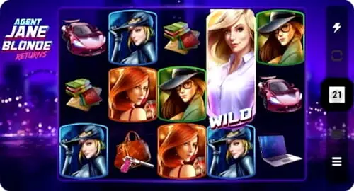 Screenshot of Agent Jane Blonde slot