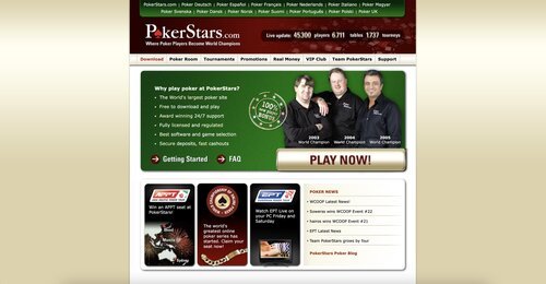 Pokerstars in October 2007