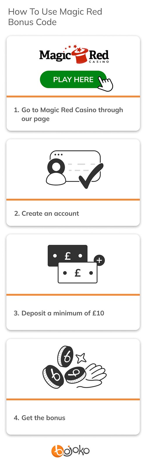 How to use the Magic Red bonus code