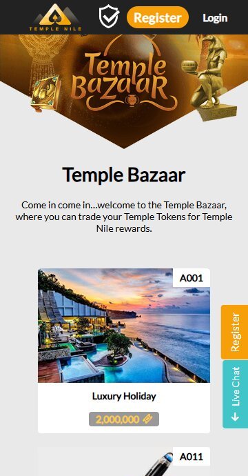 Temple Nile Bazaar store 2025