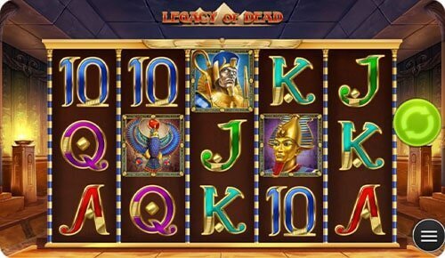 Legacy of Dead slot screenshot