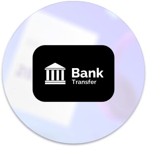 Deposit money with bank transfer