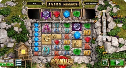 Gameplay screenshot of Bonanza Megaways