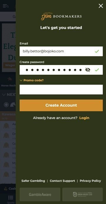 Where to add the Gentleman Jim promo code