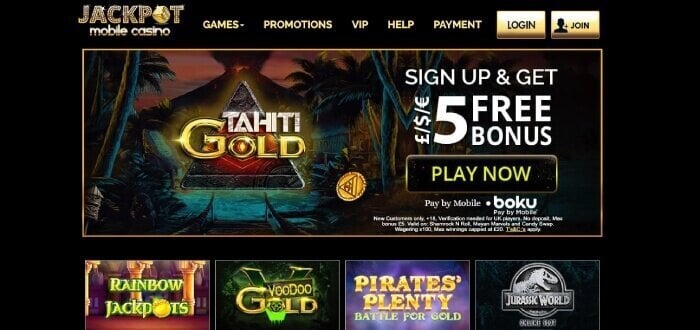 Jackpot Mobile Casino in 2020
