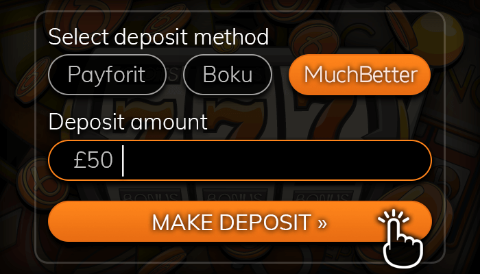 Deposit online using MuchBetter