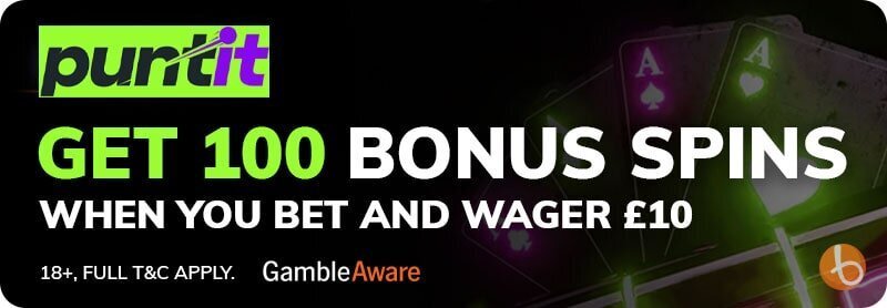 Bonus banner for Puntit casino