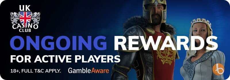 UK Casino Club bonus rewards