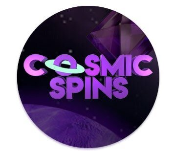 Cosmic spins casino logo ball