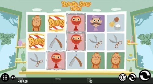 Barber Shop Uncut slot game from Thunderkick