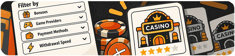 Bojoko search finds the perfect casino