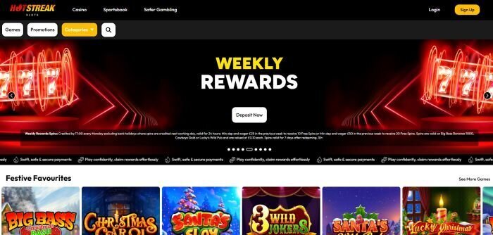 Hot Streak Casino in December 2025