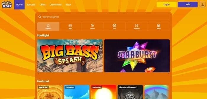 Aladdin Slots in December 2025