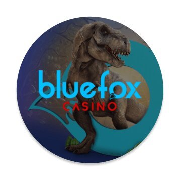 Bluefox casino logo rounded