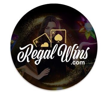 Regal Wins casino logo circle