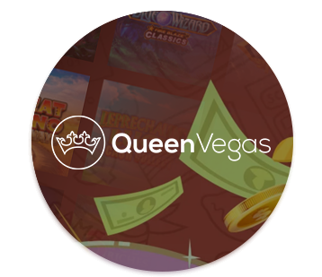 Queen Vegas casino logo ball