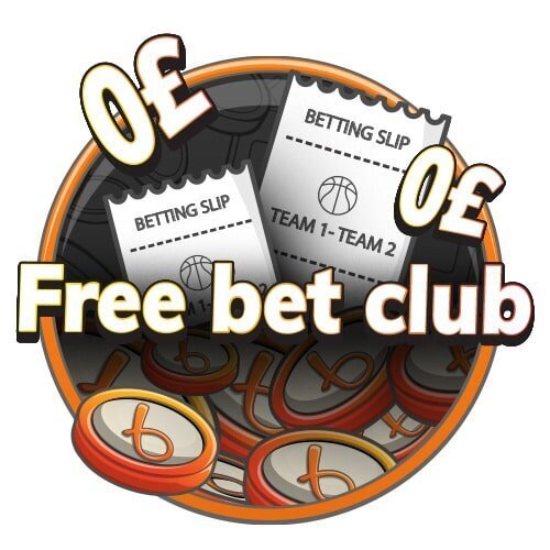 An image displaying betting slips and Bojoko coins with the text 'Free Bet Club,' symbolising a promotion for free bets.