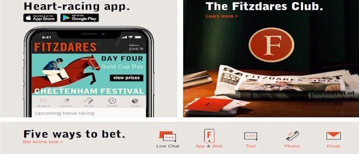 Fitzdares betting in July 2021