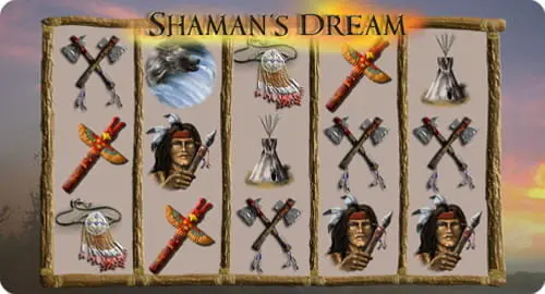 Screenshot of Shamans Dream slot