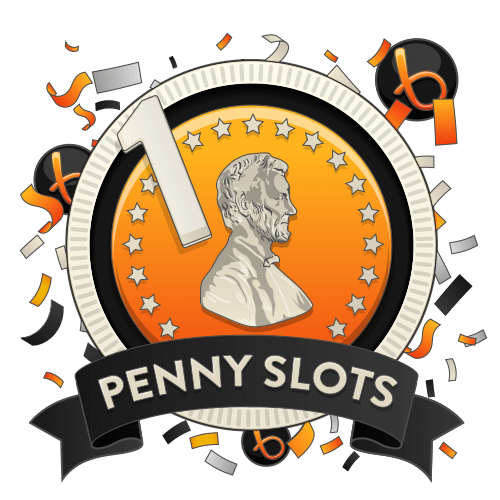 Penny slot icon with a coin and Bojoko symbols
