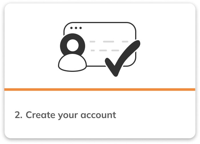 create your account