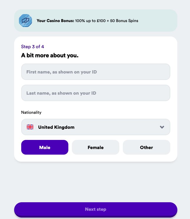 Enter your ID information
