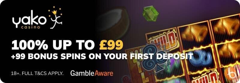 Yako Casino bonus banner
