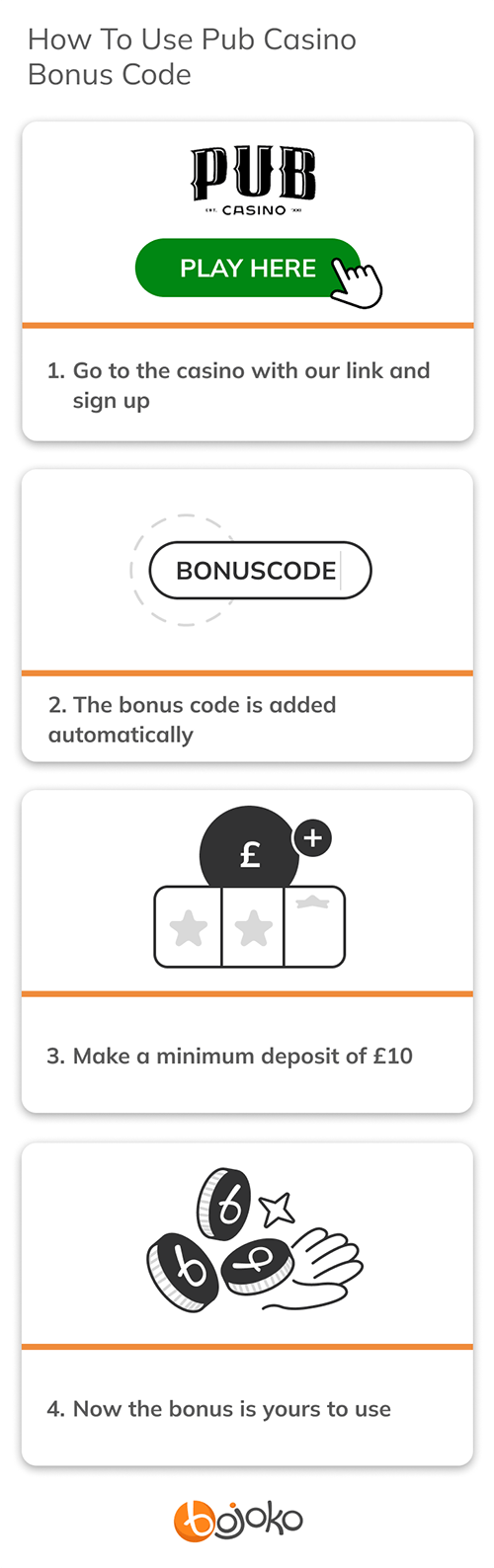 How To Use Pub Casino Bonus Code